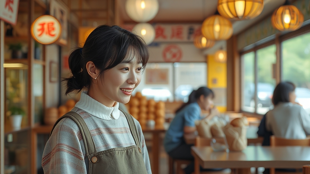 부세미와 빵집의 관계 (realistic 스타일)
