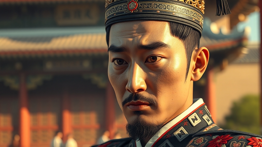 정조의 삶과 업적: 드라마 속 역사적 배경 (realistic 스타일)