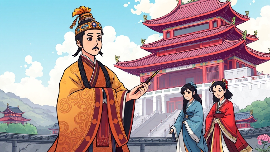 드라마 이산 줄거리 요약 및 핵심 사건 (cartoon 스타일)