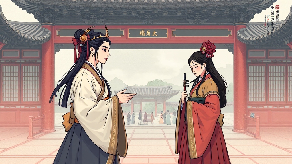 동이 줄거리 요약 (illustration 스타일)