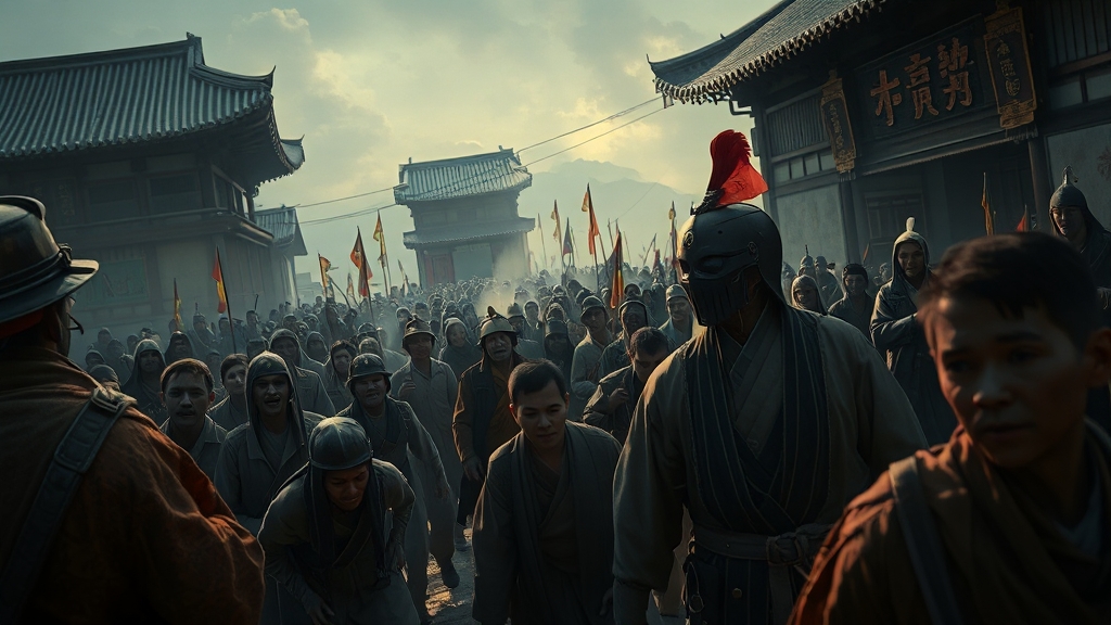 좀비 바이러스: 탐욕의 상징 (realistic 스타일)