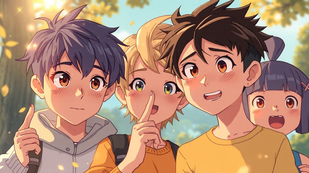 매력적인 등장인물 분석 (realistic 스타일)