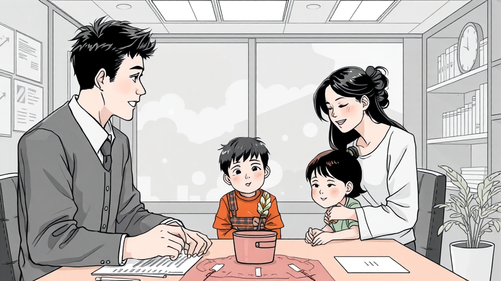 인물 관계도 분석 (illustration 스타일)