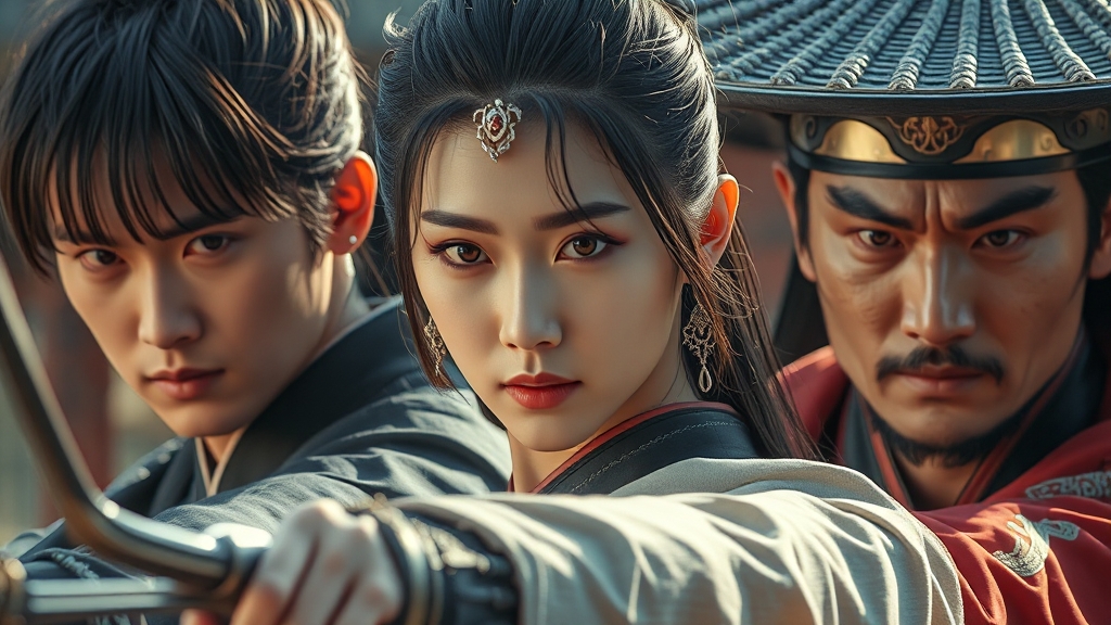 주요 등장인물 및 출연진 정보 (realistic 스타일)