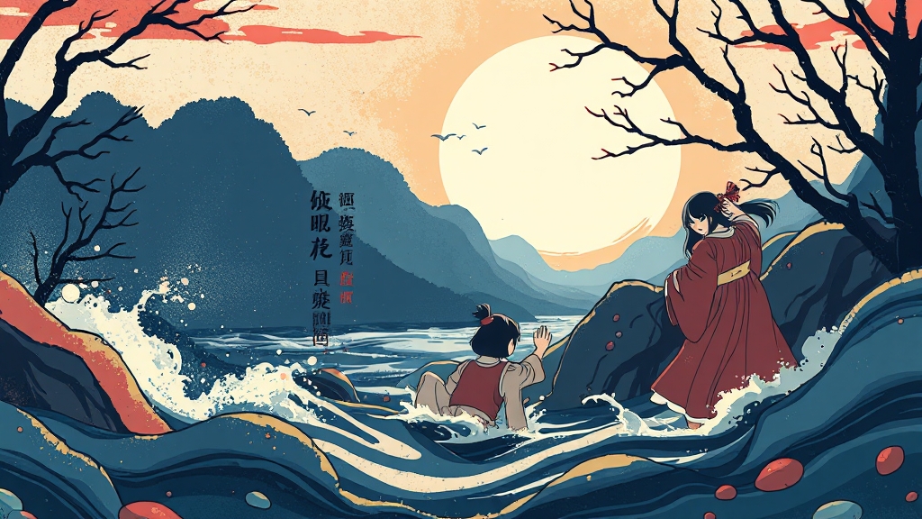 '탁류' 관련 흥미로운 이야기 (cartoon 스타일)