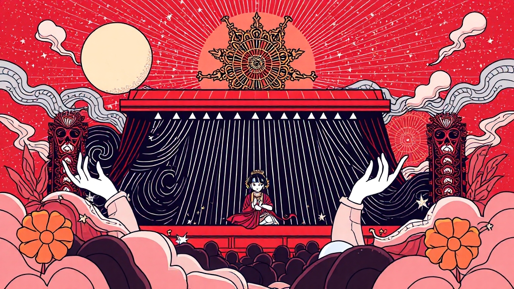 티켓 예매 정보 (illustration 스타일)