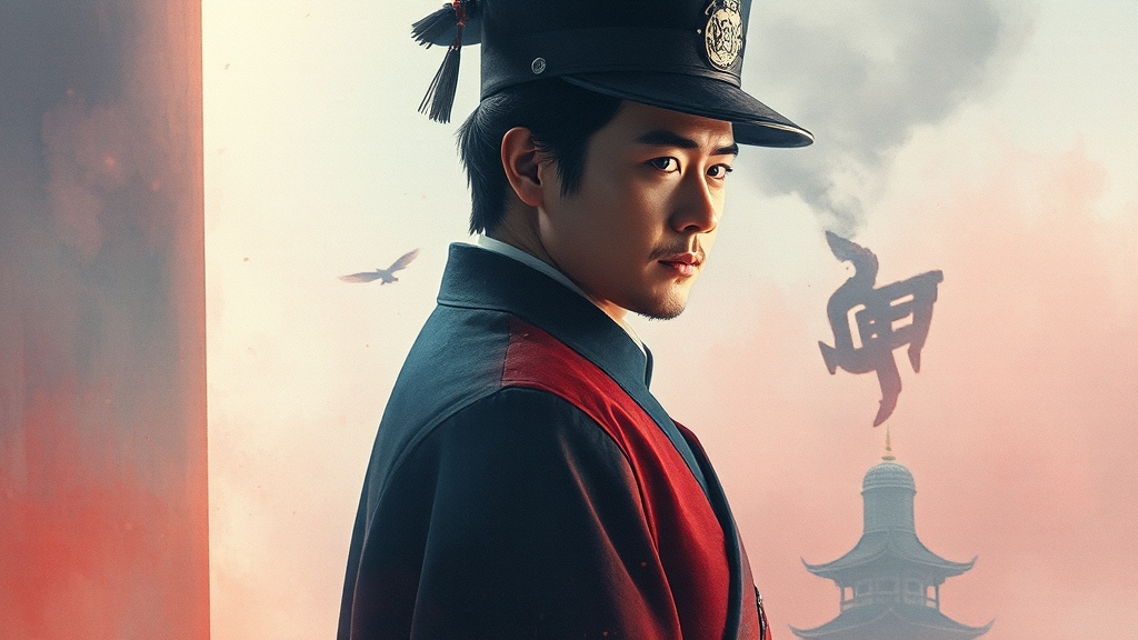 핵심 줄거리: 차원 이동과 만남 (watercolor 스타일)