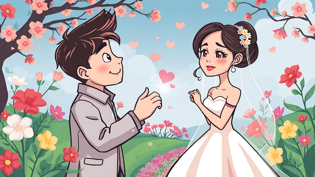 10년 사랑, 프러포즈 풀 스토리 (cartoon 스타일)