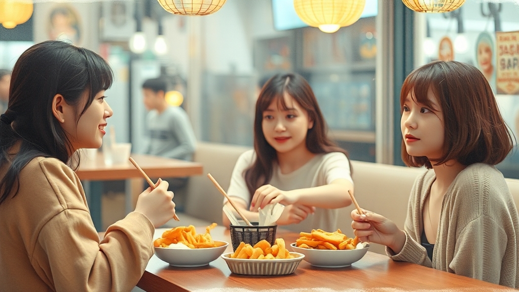 초반 줄거리: 세 친구의 만남 (watercolor 스타일)