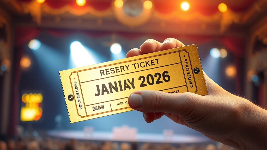 티켓 예매 완벽 정보 (realistic 스타일)