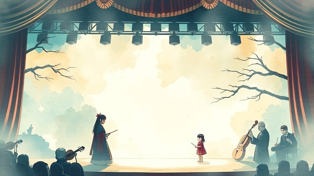 화려한 출연진 라인업 공개 (watercolor 스타일)