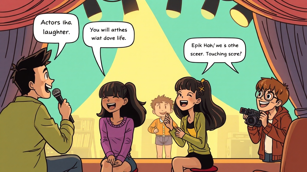 드라마 관련 비하인드 스토리 (cartoon 스타일)