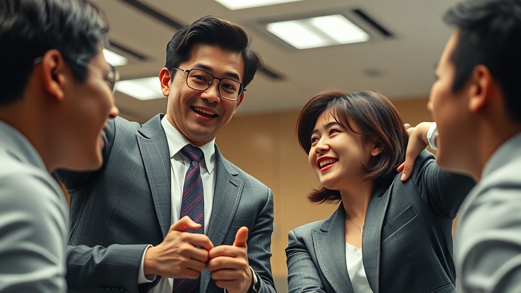 '신입사원 강회장' 소개 (realistic 스타일)