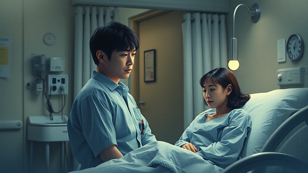 결말 비교: 웹툰 vs 드라마 (realistic 스타일)