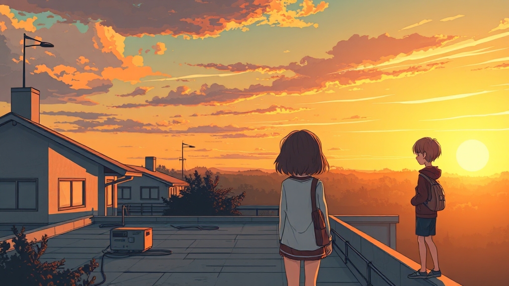 웹툰과 드라마의 감정선 차이 (illustration 스타일)