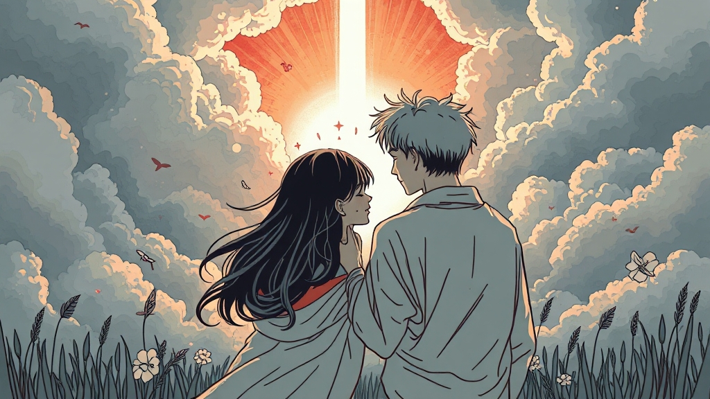 결말 이후: 남겨진 여운 (illustration 스타일)