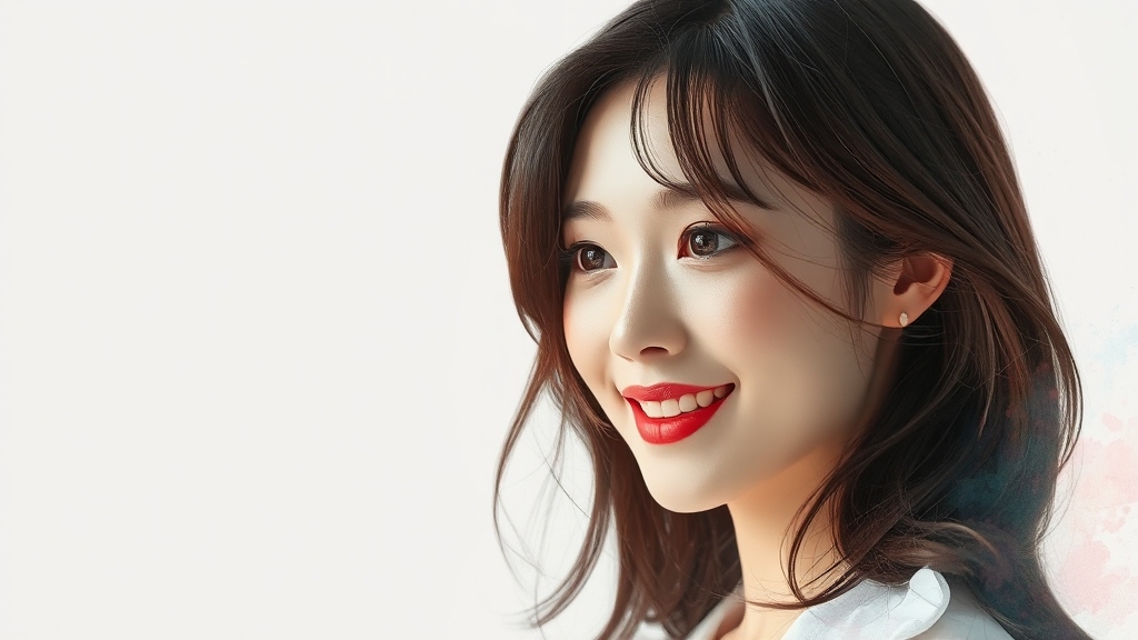 오연서 프로필 (watercolor 스타일)