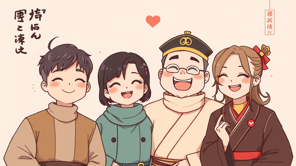 주요 등장인물 집중 분석 (illustration 스타일)