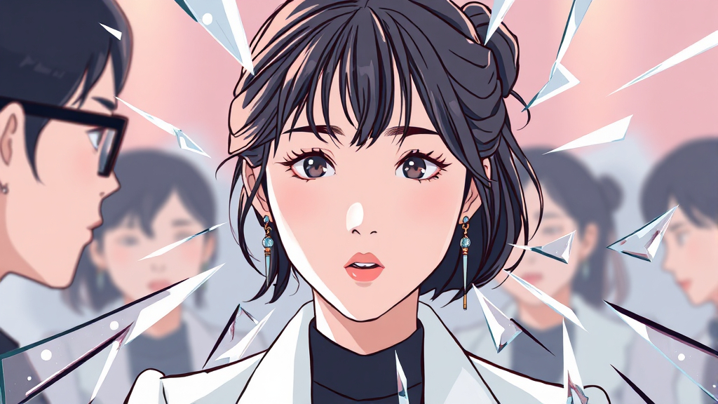 박나래 측의 입장 (illustration 스타일)