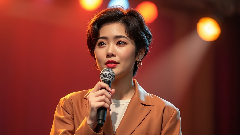 수상 소감 핵심 분석 (realistic 스타일)