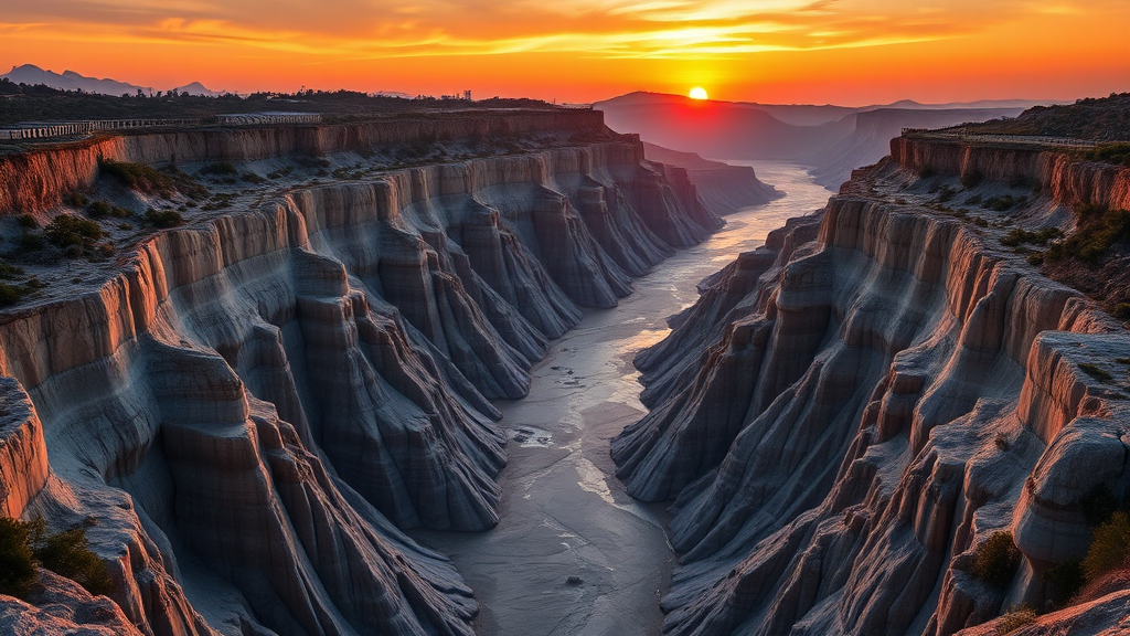 채석장 뷰 제대로 즐기기 (realistic 스타일)