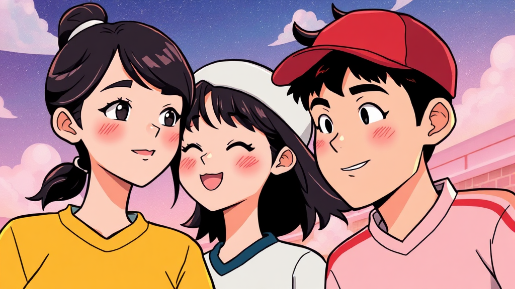 주요 등장인물 소개 (cartoon 스타일)