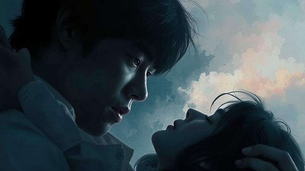 '뷰티 인 더 비스트' (watercolor 스타일)