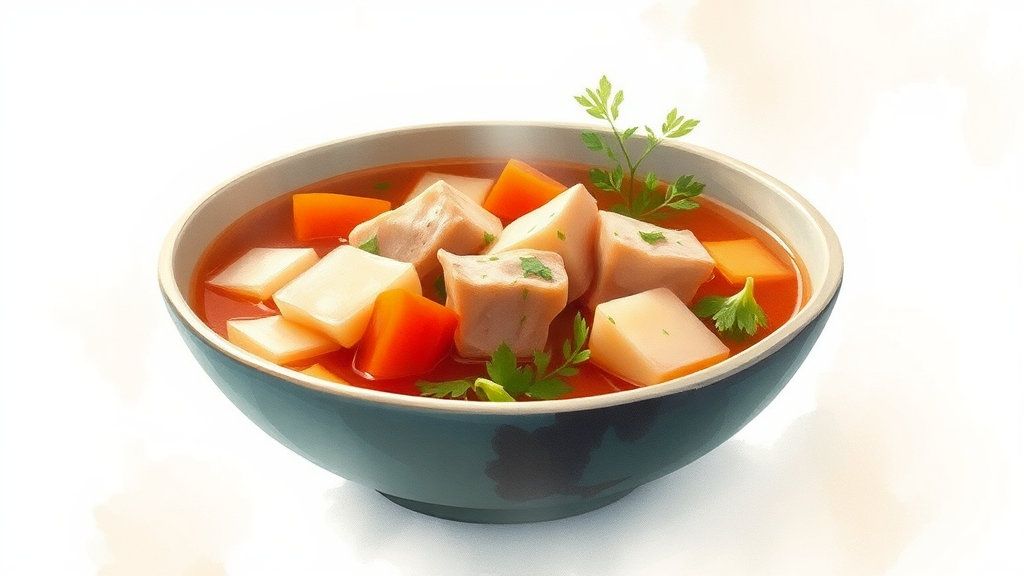 문정희 샤부샤부 레시피 소개 (watercolor 스타일)