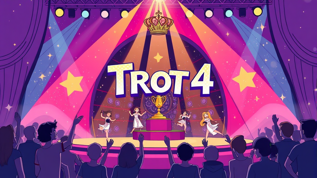 미스트롯4 투표 방식 분석 (illustration 스타일)