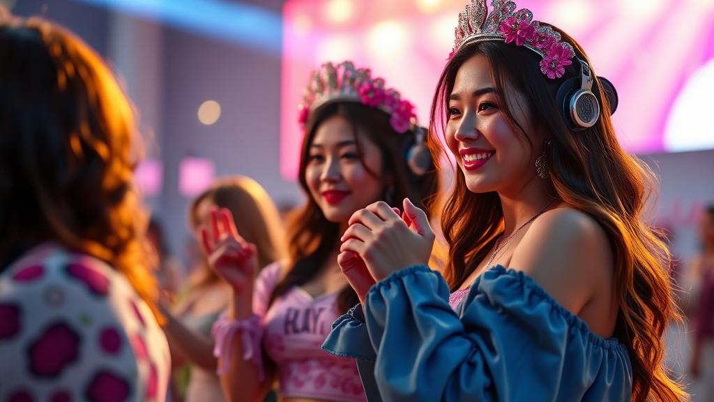 결승전 문자 투표 참여 (realistic 스타일)