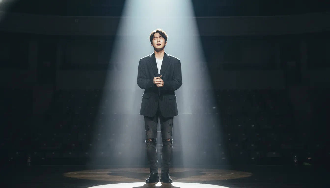 슬픔을 딛고 선 무대, 하늘로 보낸 눈물의 노래