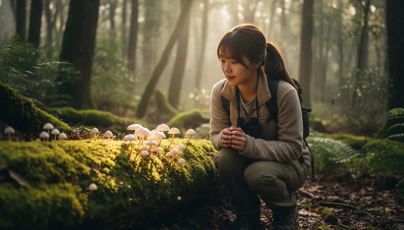 흰꽃누리버섯과 닮은 현실 속 버섯, 여우꽃각시버섯